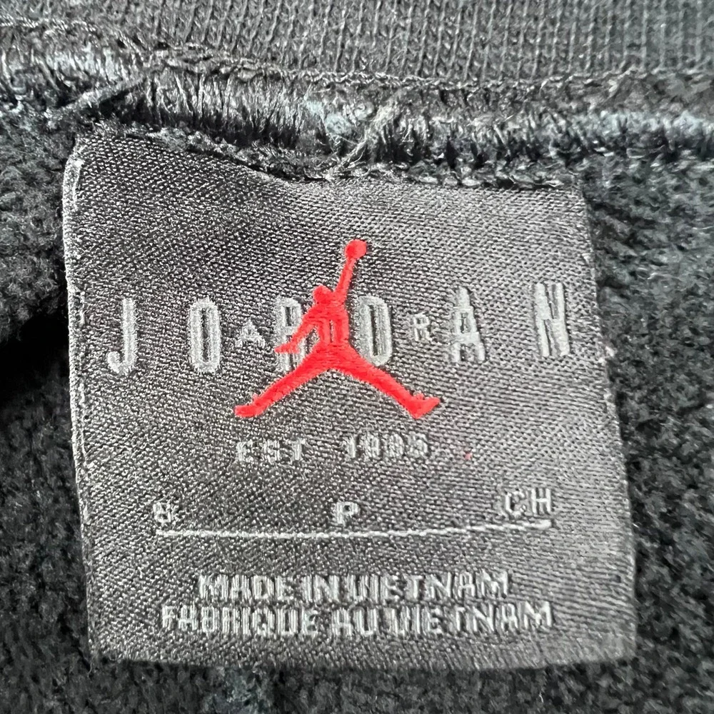 JORDAN Flight Fleece Sweatpants Mens Small Black FV7059-010 Joggers NBA Jumpman
